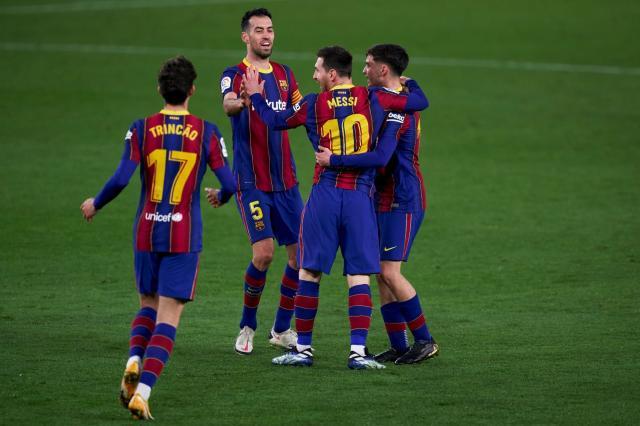 【西甲】梅西替补2分钟破门 特林康绝杀 巴萨逆转胜